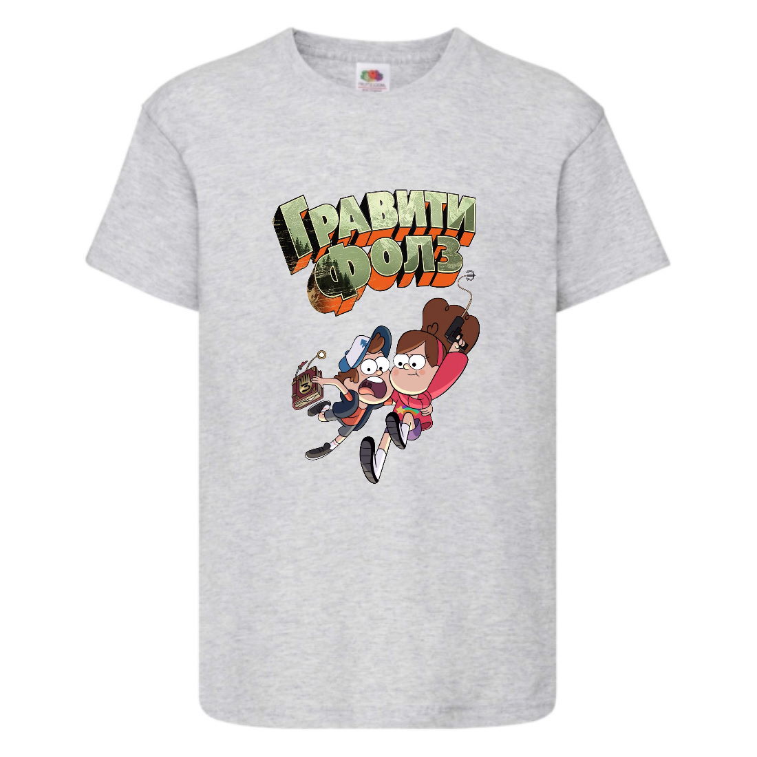 

Футболка детская Гравити Фолз Мэйб и Диппер 2 (Gravity Falls Mayb and Dipper 2) серая (GF gr-6) 140 см