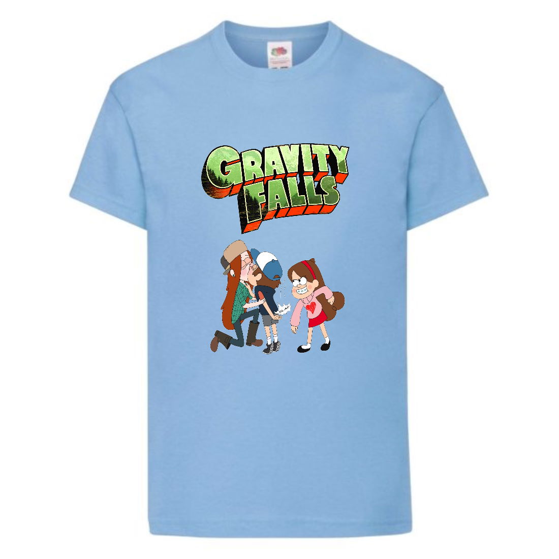 

Футболка детская Гравити Фолз Мэйб и Диппер 9 (Gravity Falls Mayb and Dipper 9) голубой (GF lblu-03) 140 см