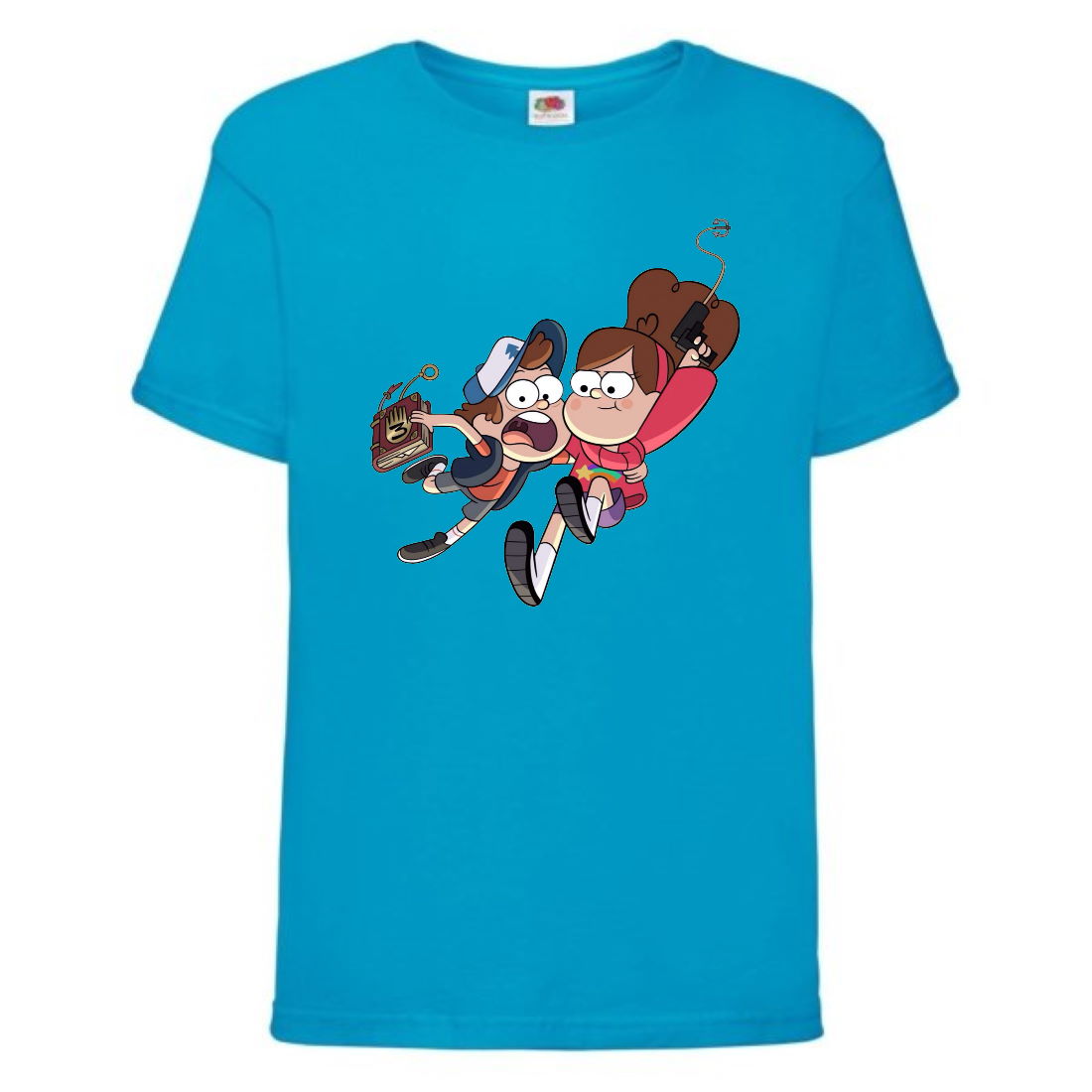 

Футболка детская Гравити Фолз Мэйб и Диппер (Gravity Falls Mayb and Dipper) синяя (GF blu-4) 140 см