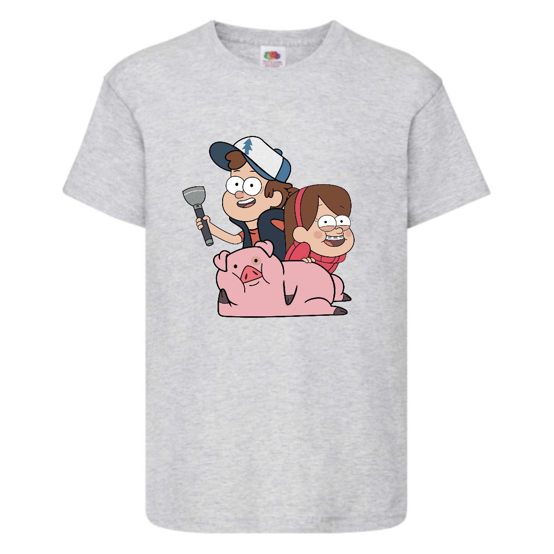 

Футболка детская Гравити Фолз Мэйб и Диппер 10 (Gravity Falls Mayb and Dipper 10) серая (GF gr-04) 116 см