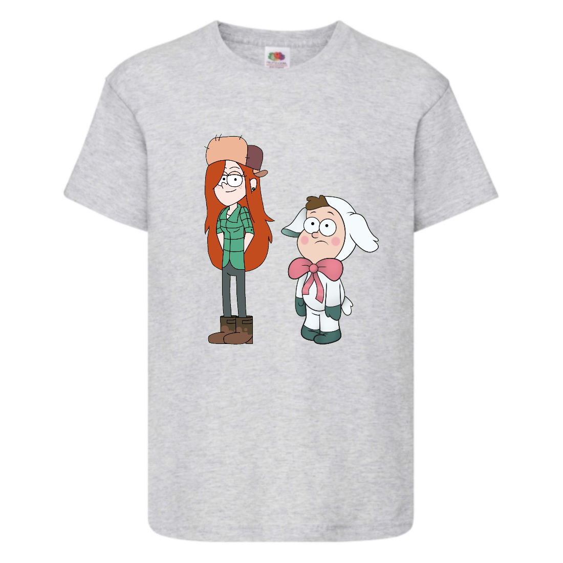 

Футболка детская Гравити Фолз Венди и Диппер 2 (Gravity Falls Vendy and Dipper 2) серая (GF gr-3) 116 см