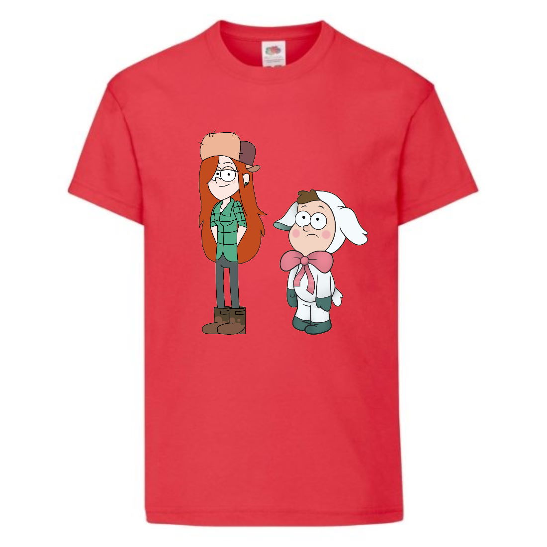 

Футболка детская Гравити Фолз Венди и Диппер 2 (Gravity Falls Vendy and Dipper 2) красная (GF rd-3) 164 см