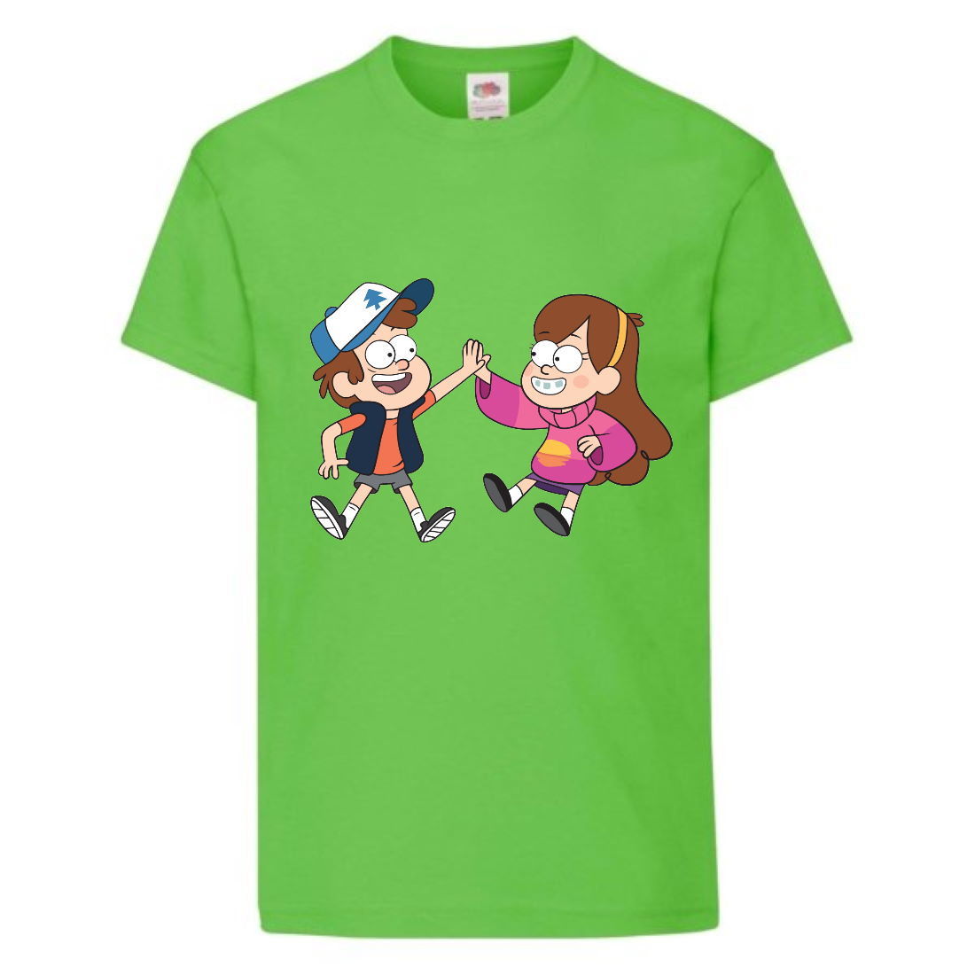 

Футболка детская Гравити Фолз Мэйб и Диппер 11 (Gravity Falls Mayb and Dipper 11) светлозеленый (GF lgrn-5) 128 см