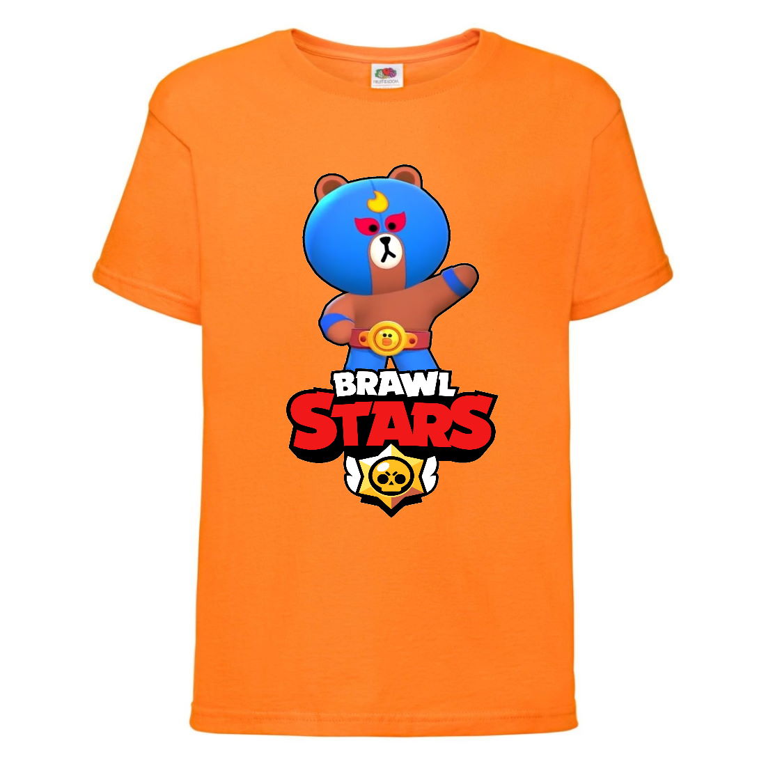 

Футболка детская Бравл Старс Эль Браун (Brawl Stars El Brown) оранжевая (BS ElBro or-1) 152 см