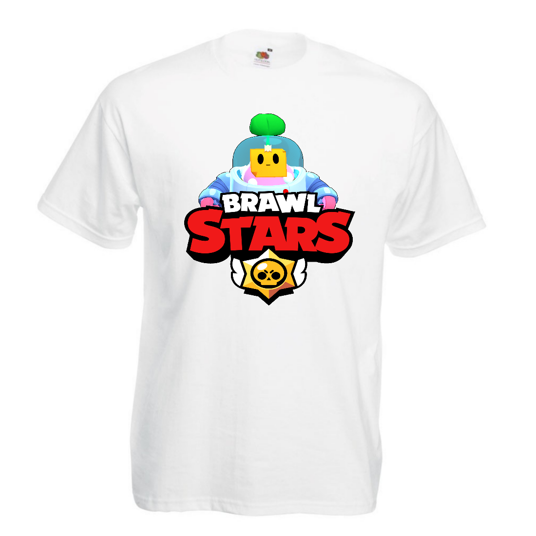 

Футболка детская Бравл Старс Спраут (Brawl Stars Sprout) белая 116 см