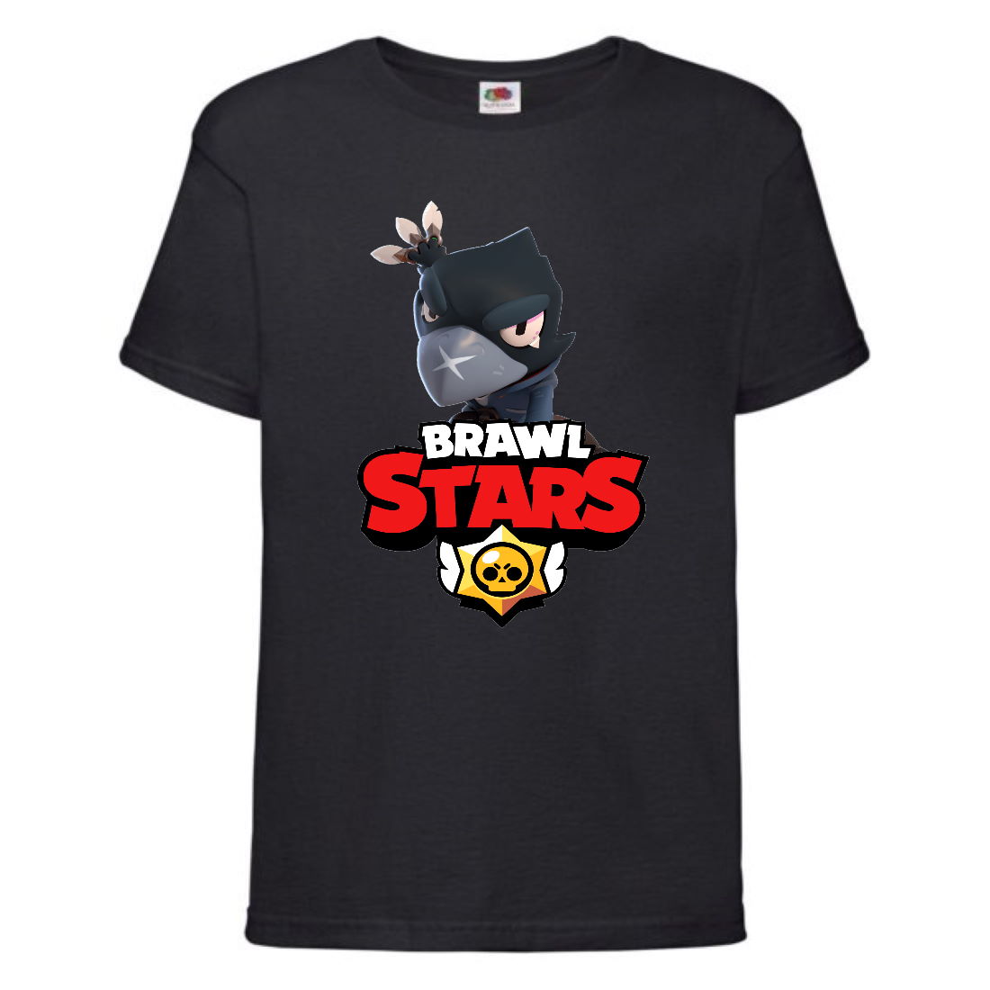 

Футболка детская Бравл Старс Ворон 3 (Brawl Stars Voron) черная 164 см