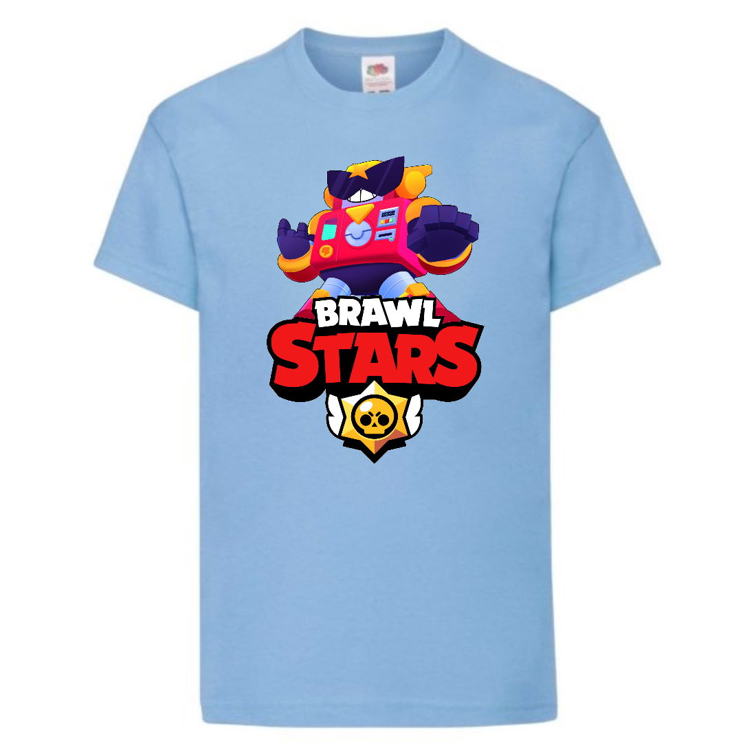 

Футболка детская Бравл Старс Вольт (Brawl Stars Surge) светло голубая 164 см