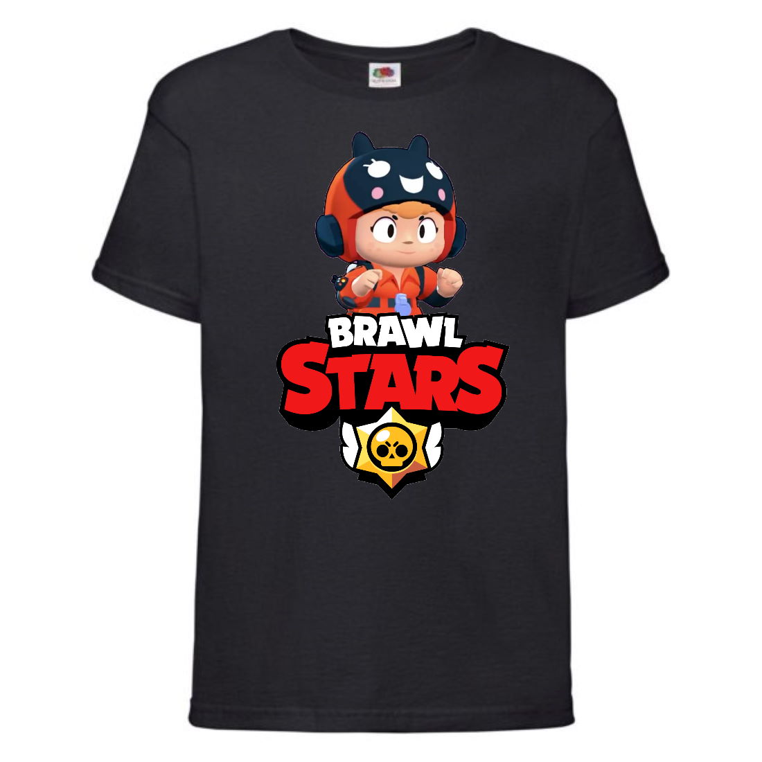 

Футболка детская Бравл Старс Беа (Brawl Stars Bea) черная 164 см