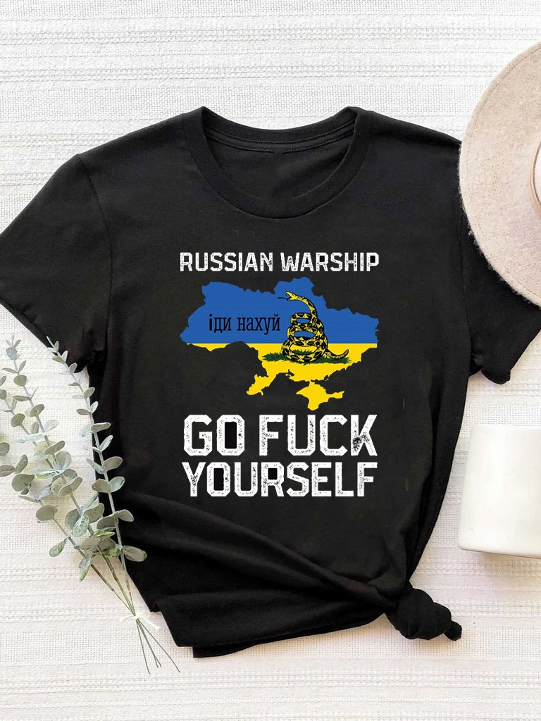 Акція на Футболка Love&Live Russian Warship. Go fack yourself LLP01724 XL Чорна від Rozetka