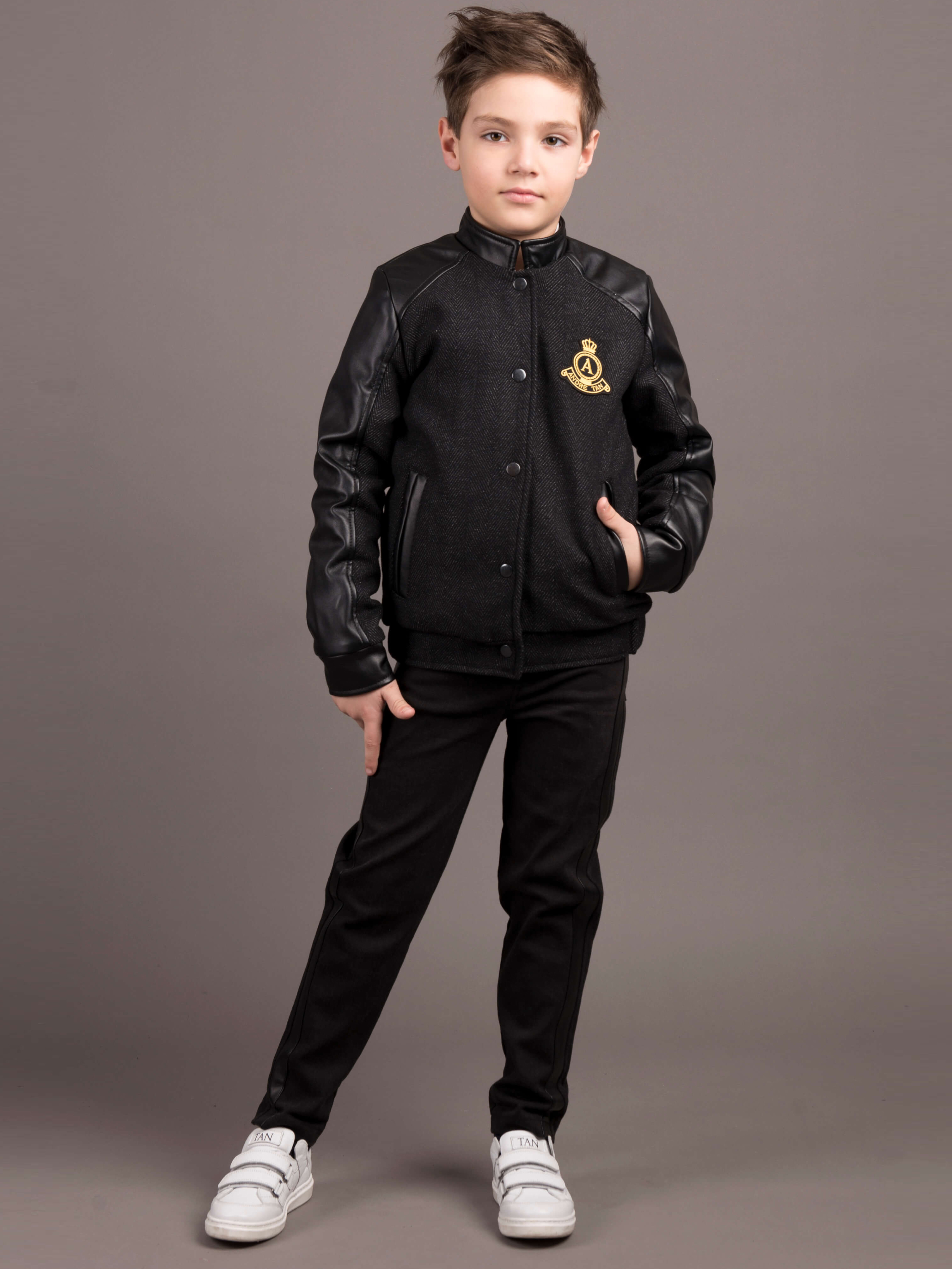 

Куртка-бомбер ANDRE TAN Kids K30009P 122-128 см Черный