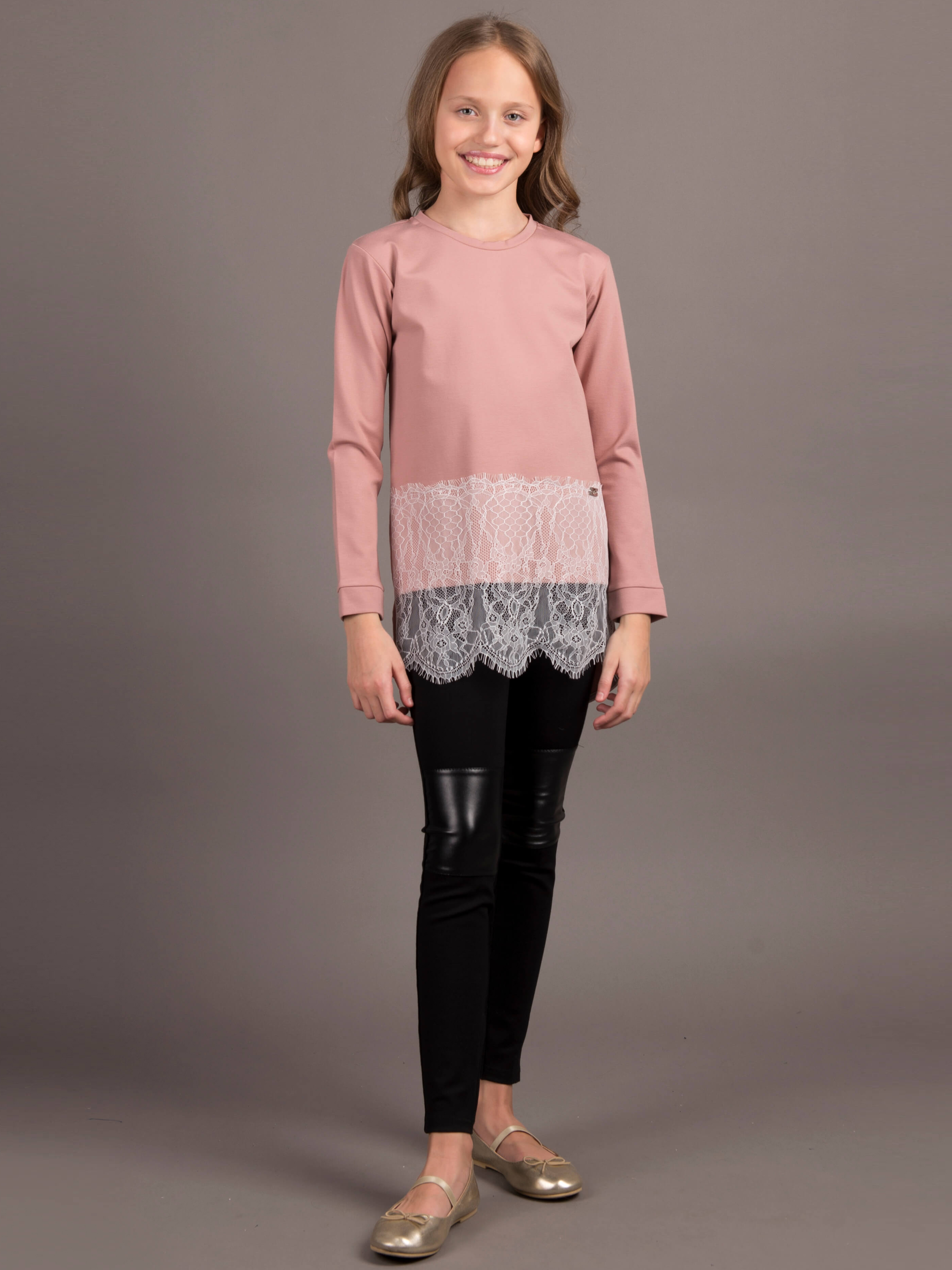 

Туника ANDRE TAN Kids K30043P 146-152 см Пудра
