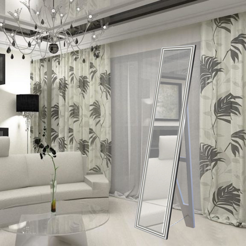 

Напольное зеркало IWARUM Glossy Small Silver 45x167 серебро