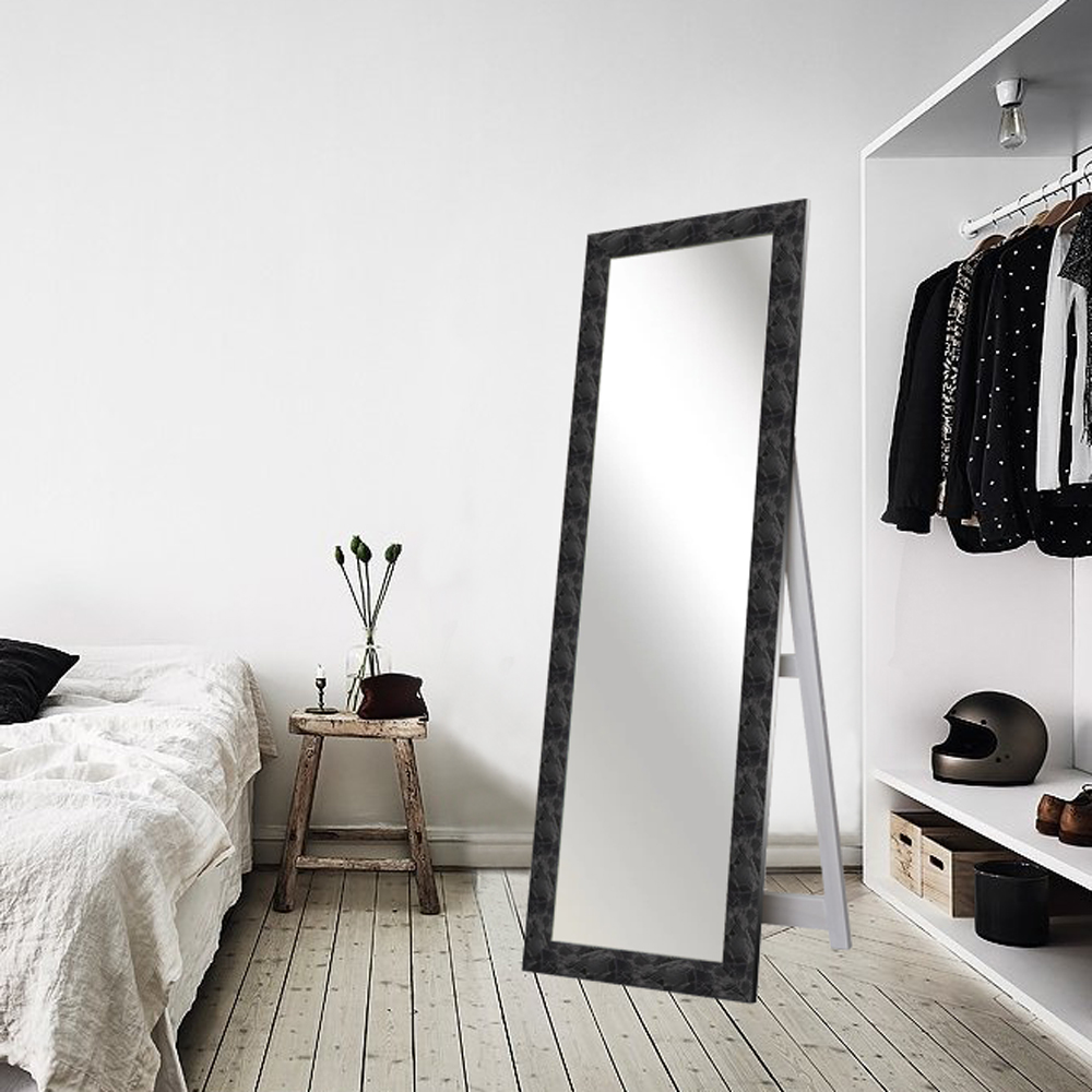 

Напольное зеркало IWARUM Pattern Black 60x174 черное