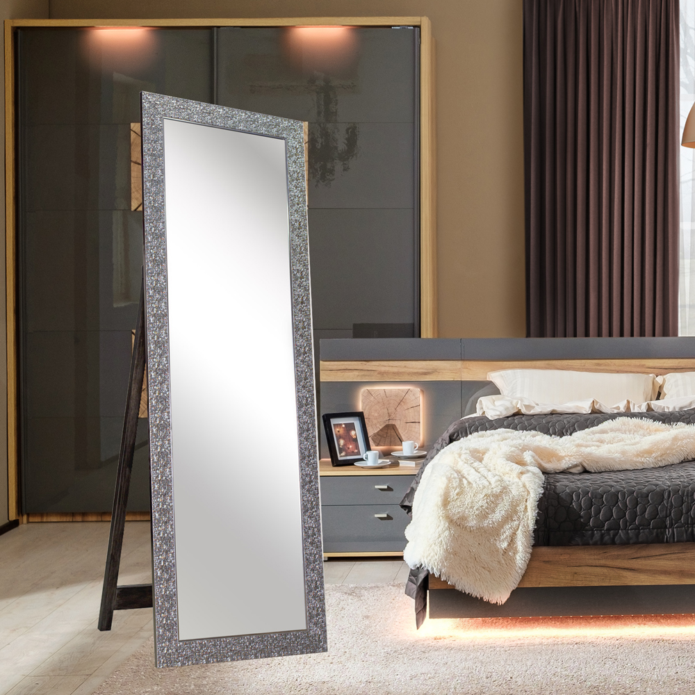 

Напольное зеркало IWARUM Shining Stone Silver 60x174 серебро