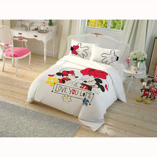 

Комплект постельного белья Tac Disney Minnie Mickey Cek евро