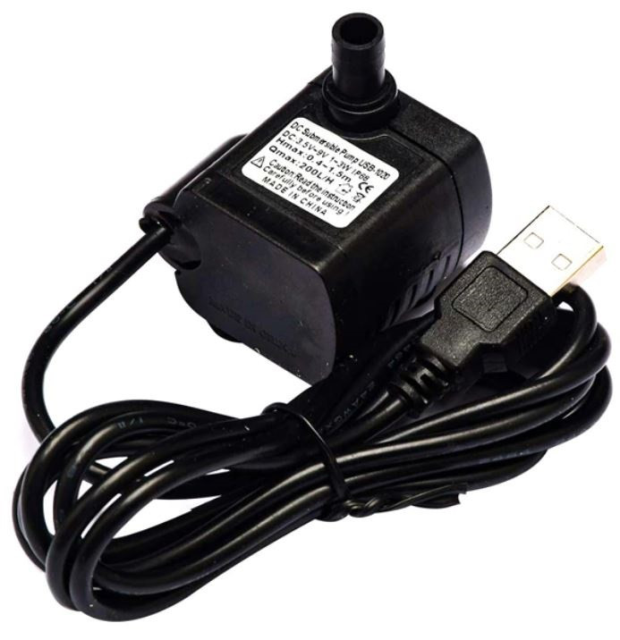 Міні насос водний USB (до 3 Вт) (до 200 Л/год) (H Max 45 См) – фото ...