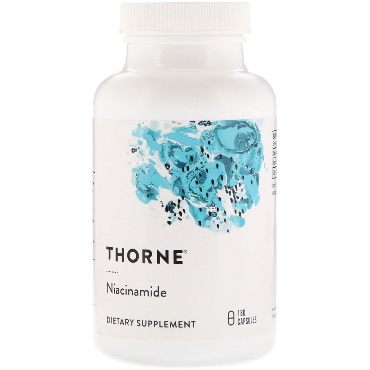 

Витамины Thorne Research Ниацинамид Niacinamide 500 мг 180 капсул