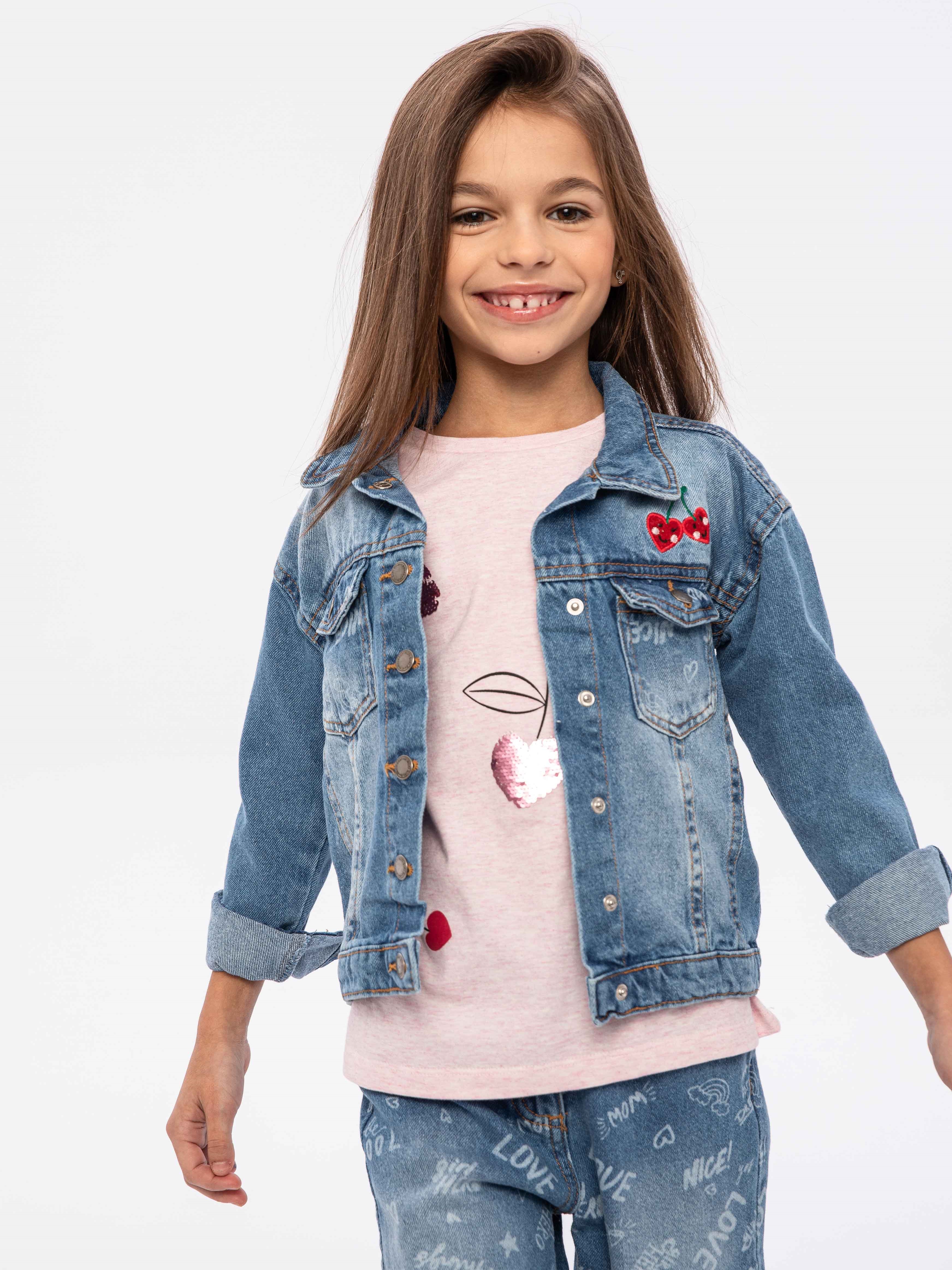 Джинсовые куртки для девочек – купить в интернет-магазине sela