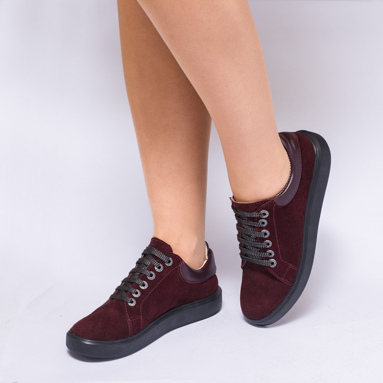 

Кеды Winner Boots бордовые 805-08 37