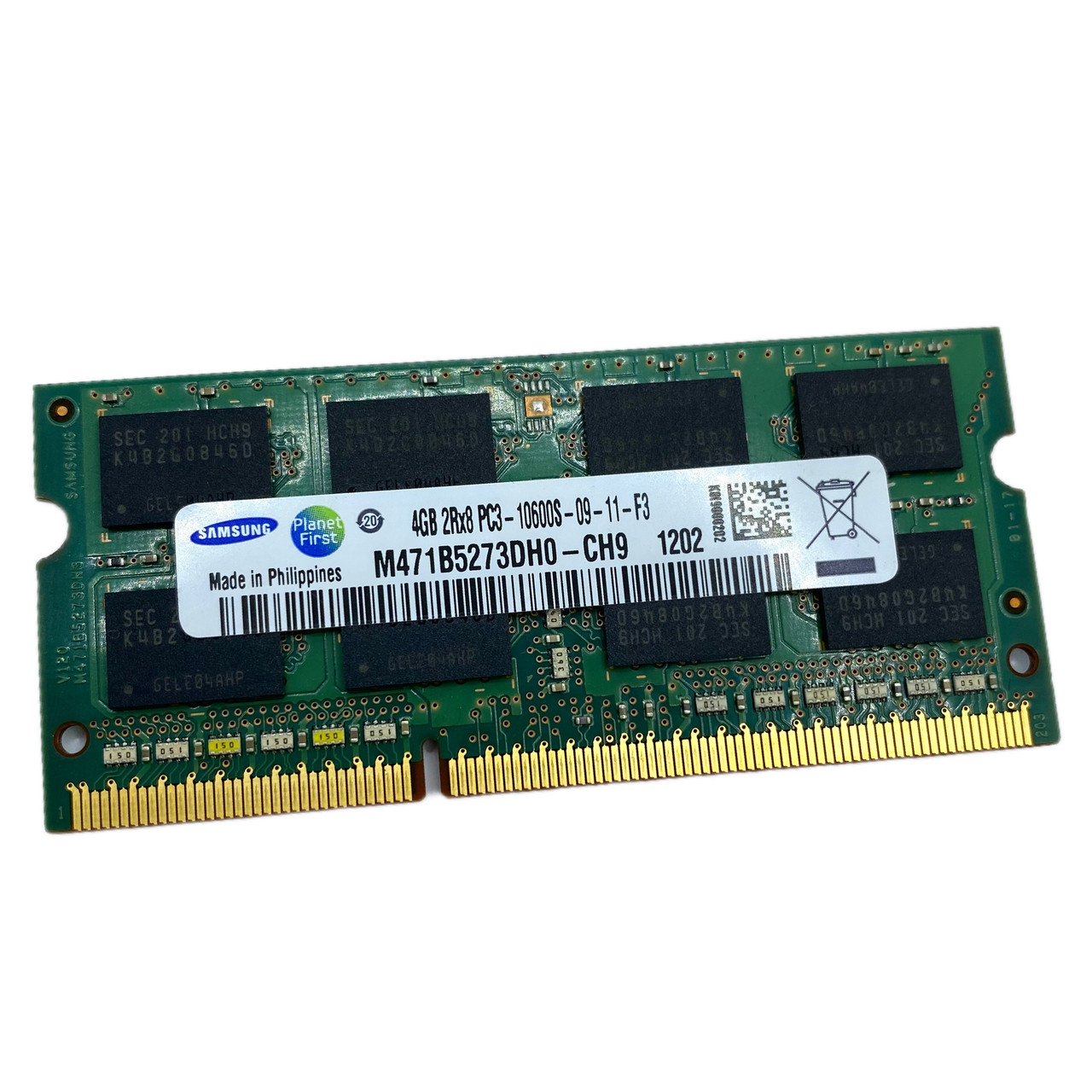 Оперативна пам'ять для ноутбука Samsung 4 GB SODIMM DDR3 1333 MHz ...