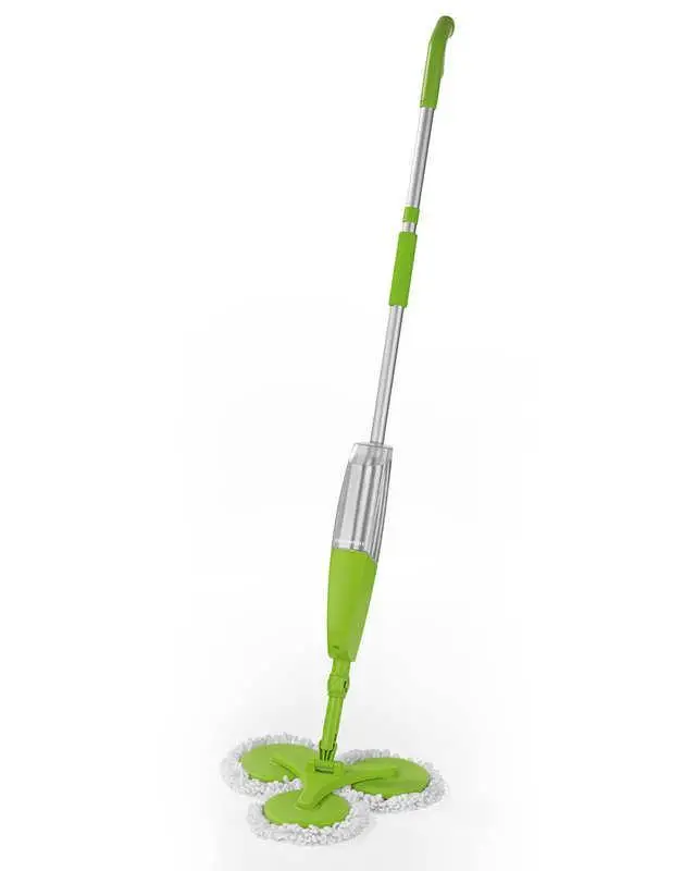 Гибкая тройная швабра с распылителем 3 Magic Mop телескопическая ручка ...