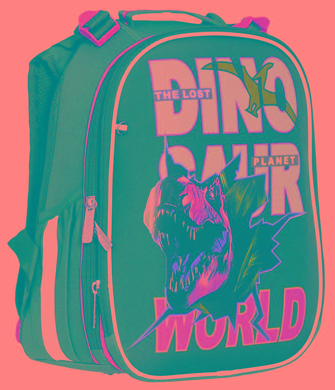 

Ранець-ЧЕРЕПАШ. Mini "CLASS" /2017С/ "Dino World", 2 відд., 35*27*16см (1/4)