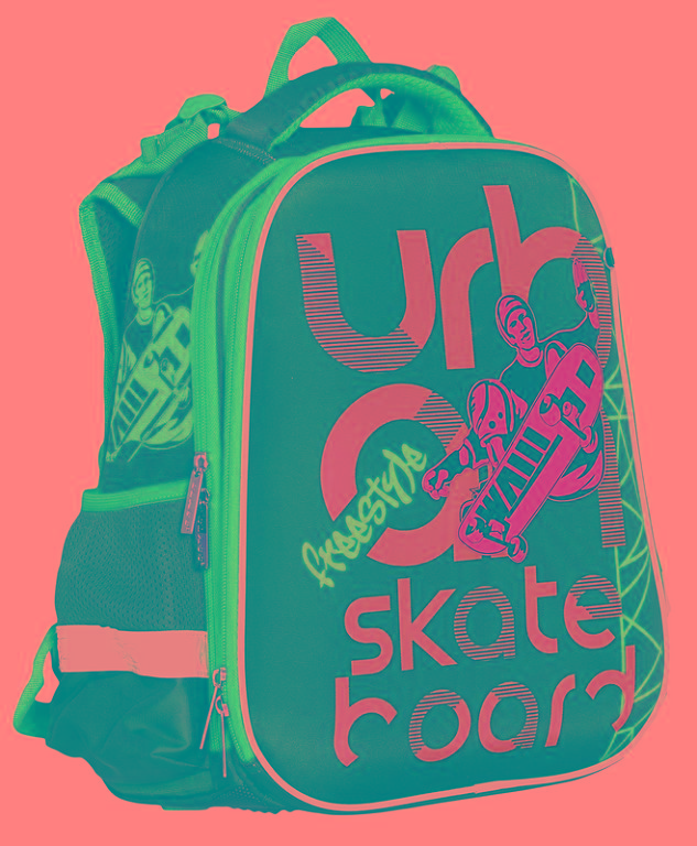 

Ранець-ЧЕРЕПАШ. "CLASS" /2025С/ "Urban Skate", 2 відд., 39*28*21см (1/4)