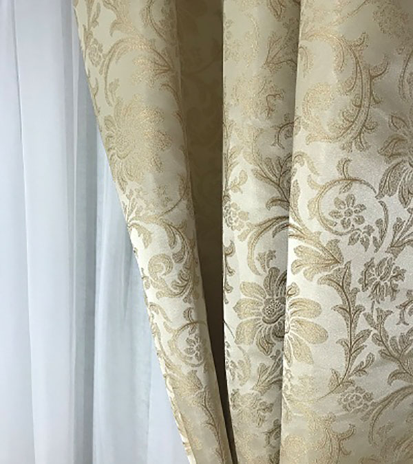 

Комплект штор Natalka Шарлота 140х260 2шт с подхватами Бежевый Pro