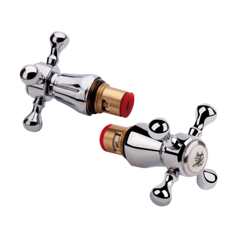 

Кран-букса Touch-Z M11 керамика 1/2" с ручкой Mayfair LD21 (пара)