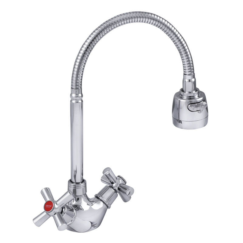 

Кухонный смеситель с гибким изливом ZERIX TLH 722