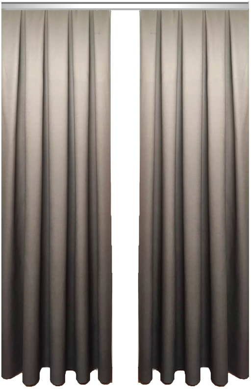 

Комплект штор Декор-Ин Градиент Темно-серый/Светло-серый 265х250 2 шт (Vi 100198)