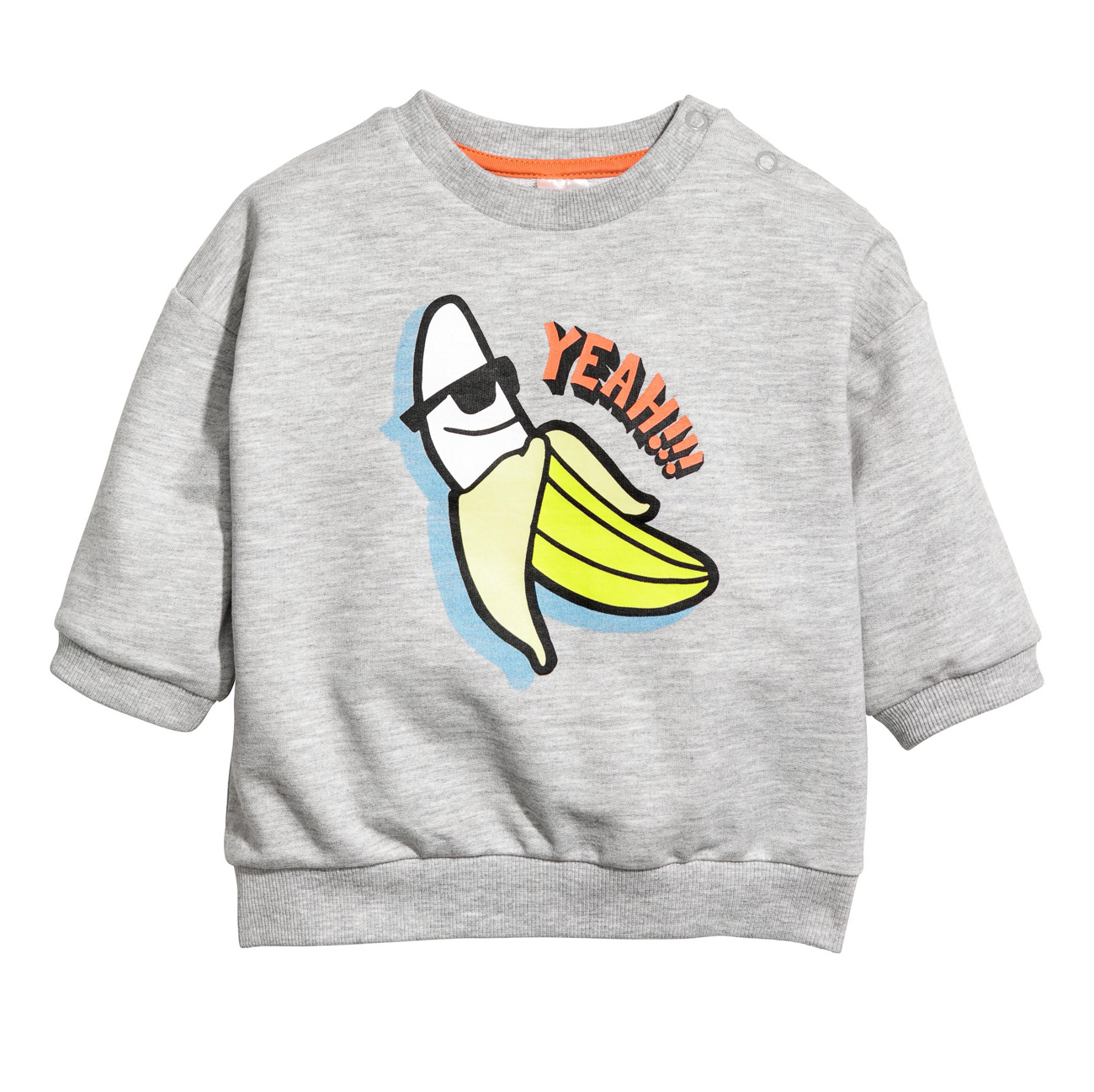 

Свитшот H&M Д0063274 цвет серый 74 см