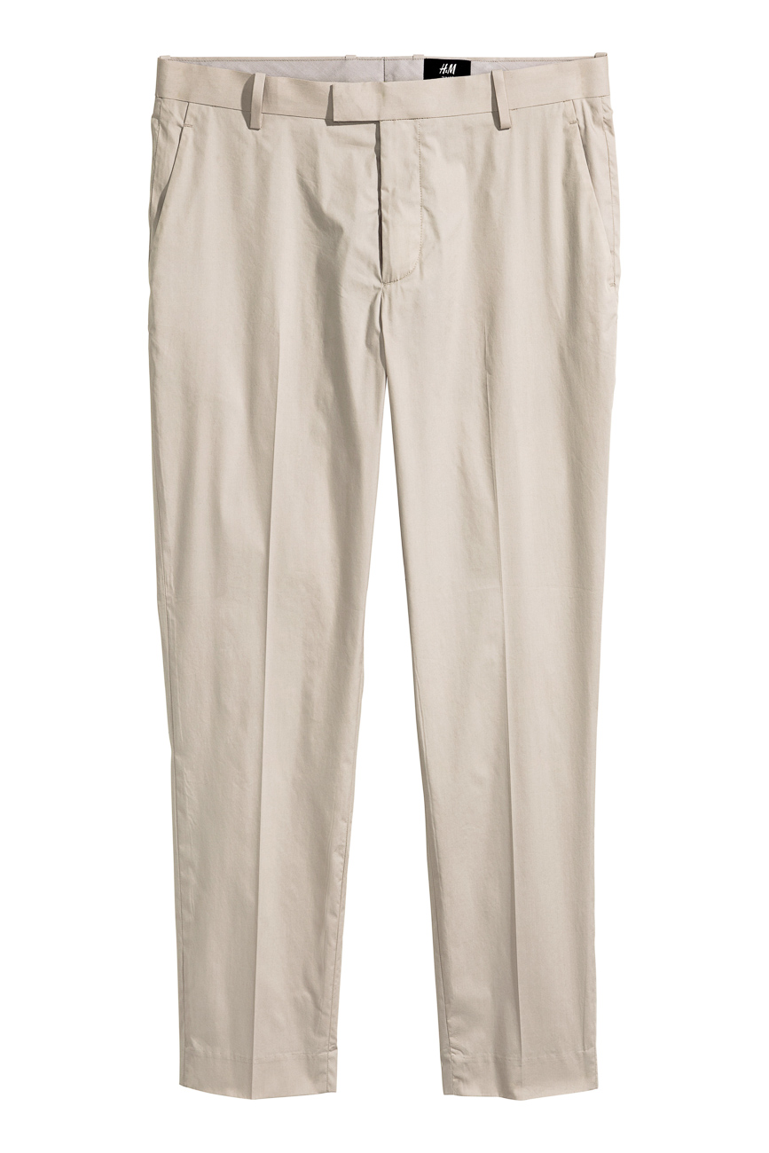 

Брюки H&M М0100016 цвет бежевый 36