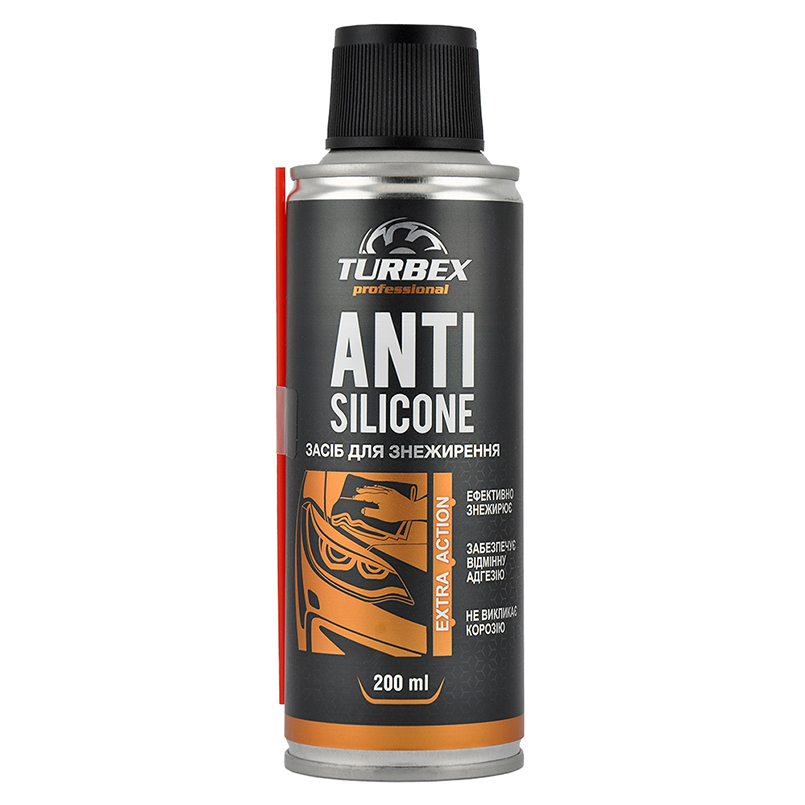 Антисиликон средство для обезжиривания TURBEX ANTI-SILICONE, 200мл ...