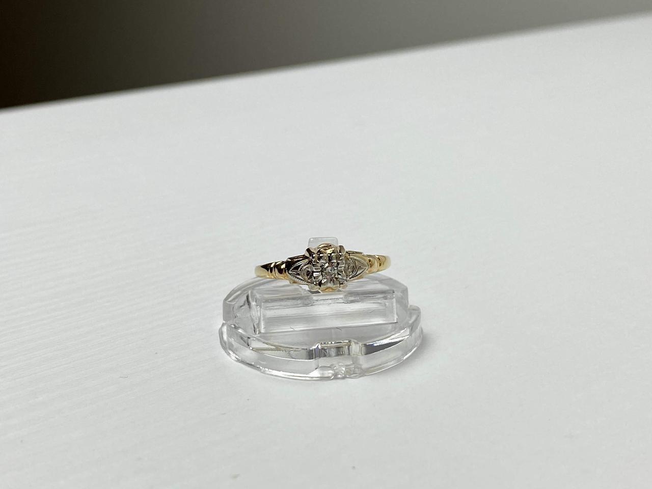 

Кольцо из желтого золота с Бриллиантом Sky Jewelry 24151 17
