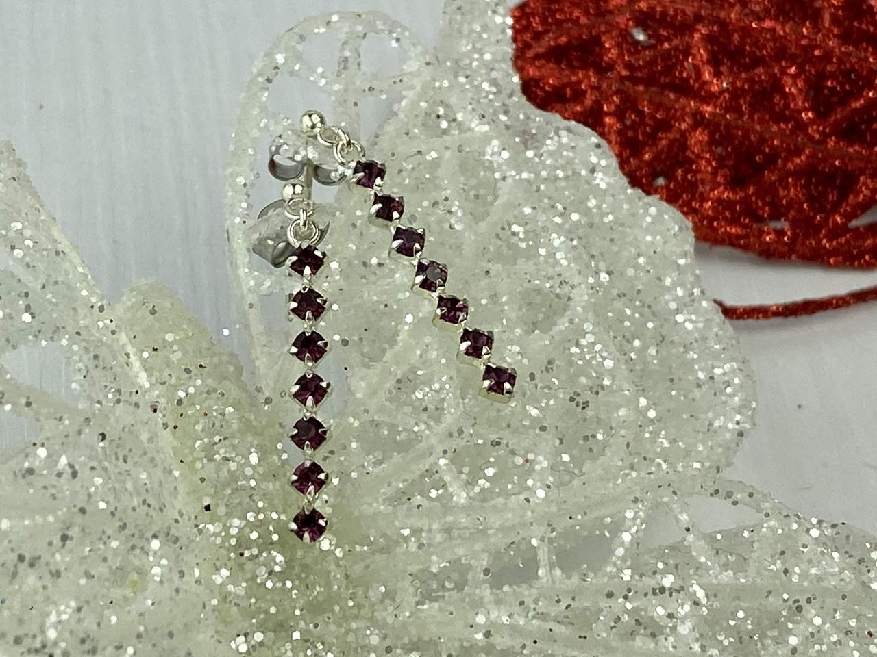 

Серебряные серьги с Альмандином Sky Jewelry 6544