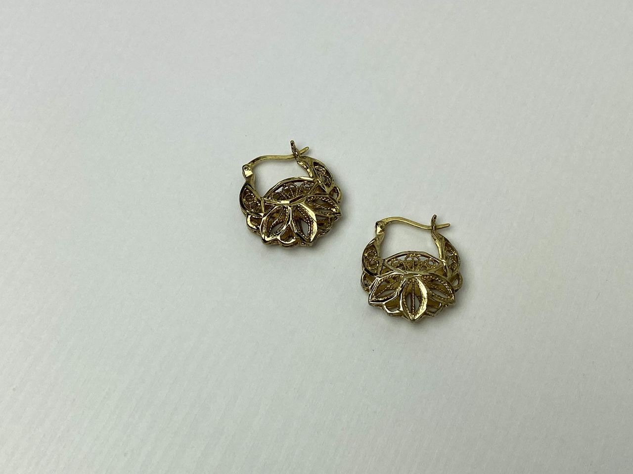 

Серебряные Серьги В Позолоте Изящность Sky Jewelry 73