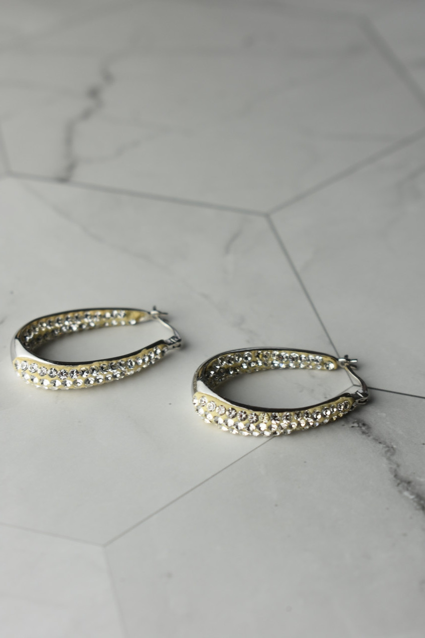 

Серебряные серьги с Фианитами Блеск Капли Sky Jewelry 7654