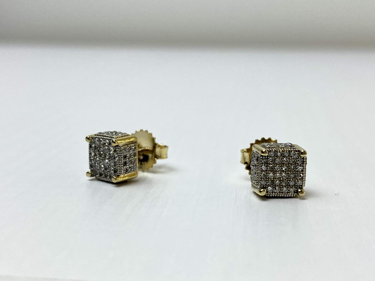 

Серьги из Желтого Золота с Бриллиантами Сияние Алмаза Sky Jewelry 38337
