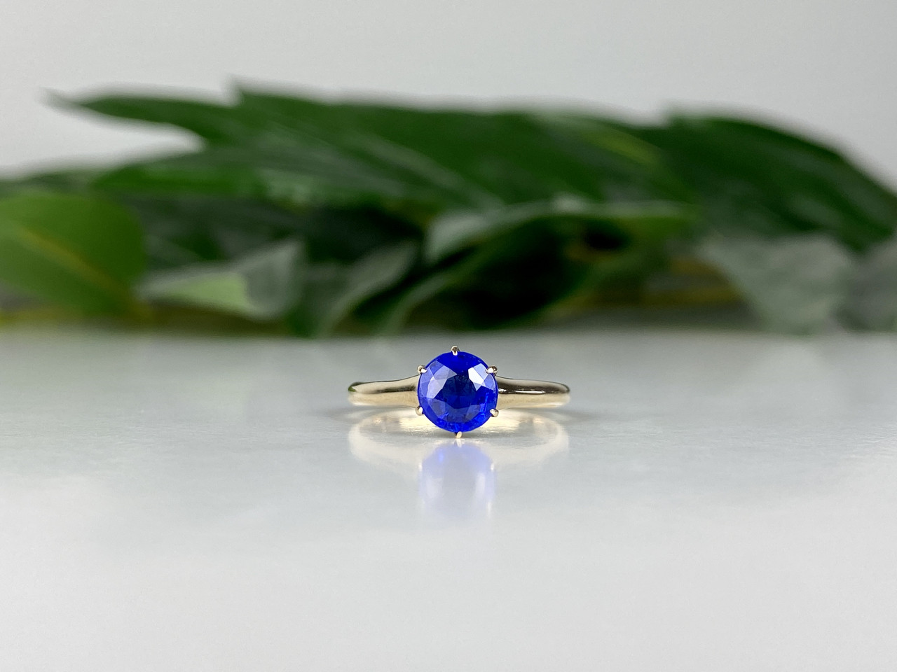 

Кольцо из желтого золота с Танзанитом Королева Sky Jewelry 252 16