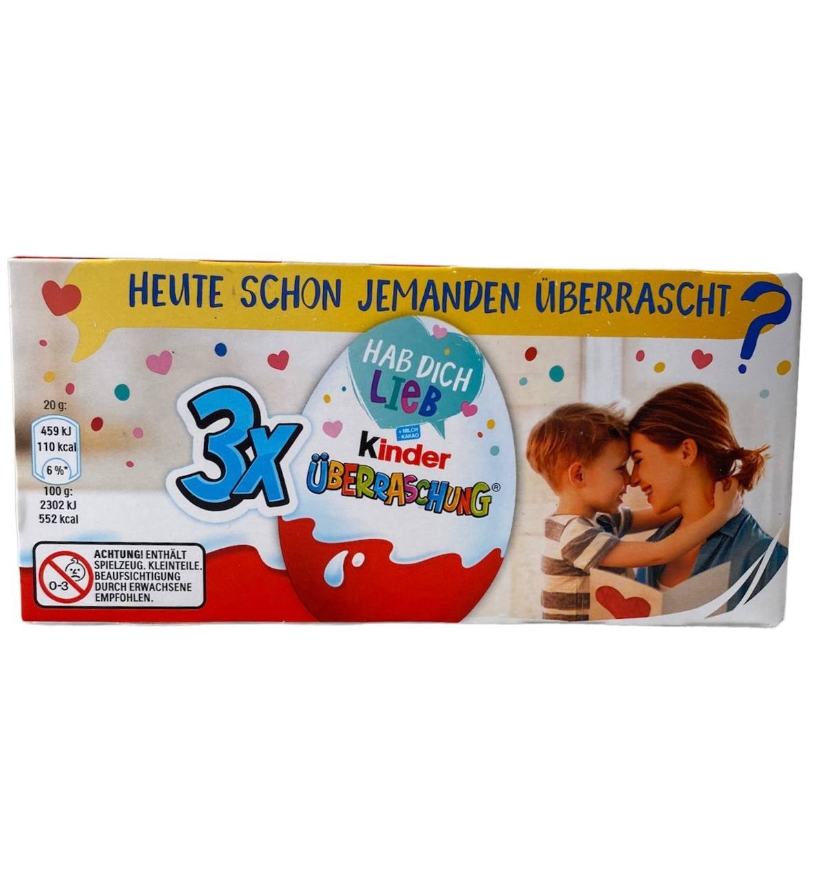 Набор киндер сюрпризов Kinder Uberraschung 3 x 20 g для мальчиков ...