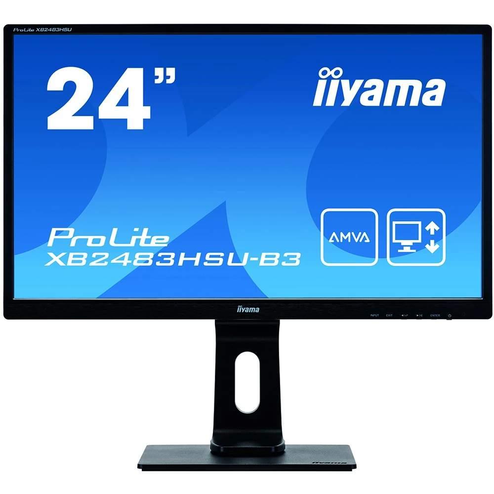 Монитор 24" Iiyama ProLite XB2483HSU-B3 (XB2483HSU-B3 D) – фото, отзывы ...