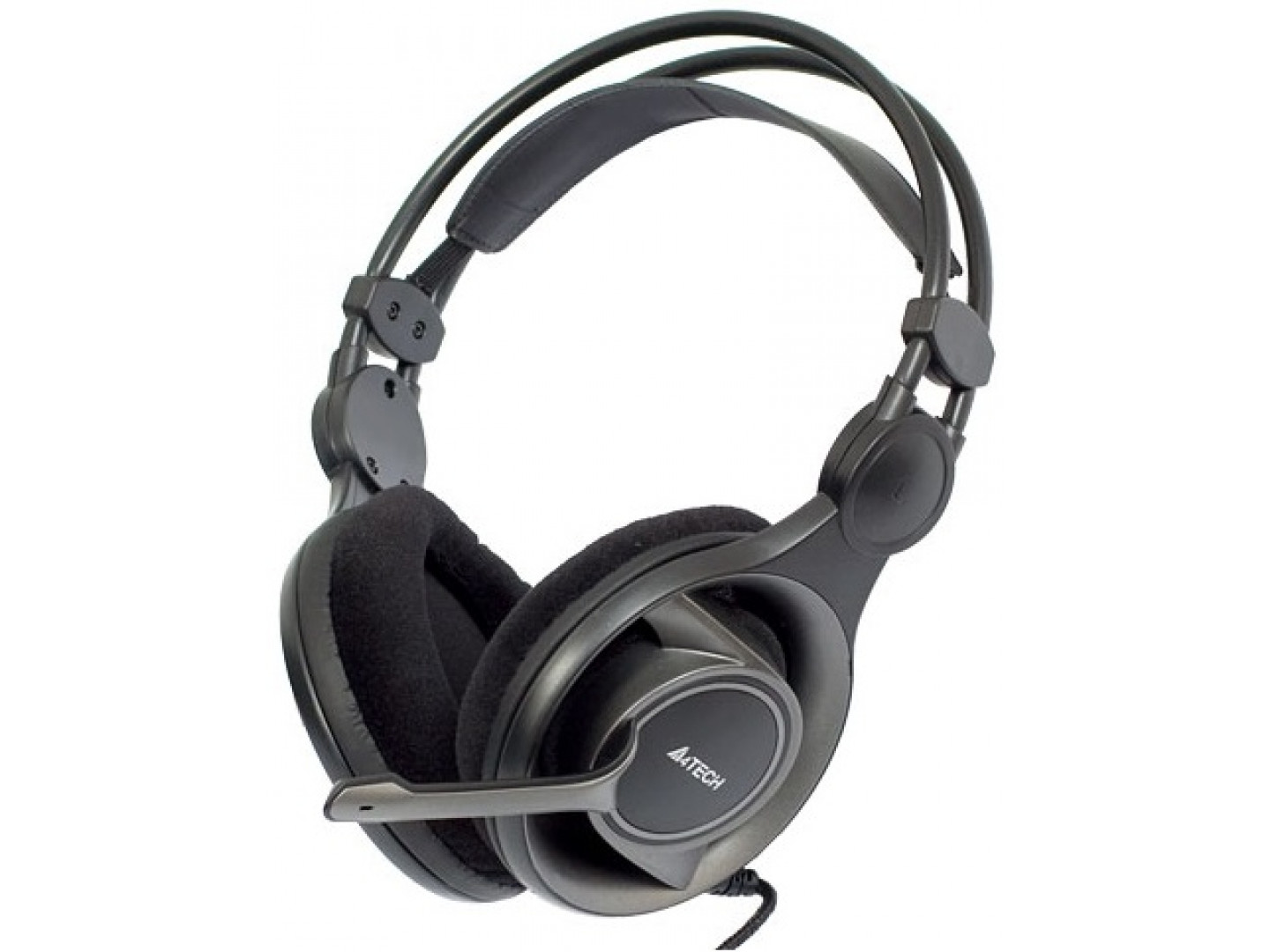

Наушники A4Tech HS-100 (32 Ом, 2.0м, MIC, крючек-крепление)