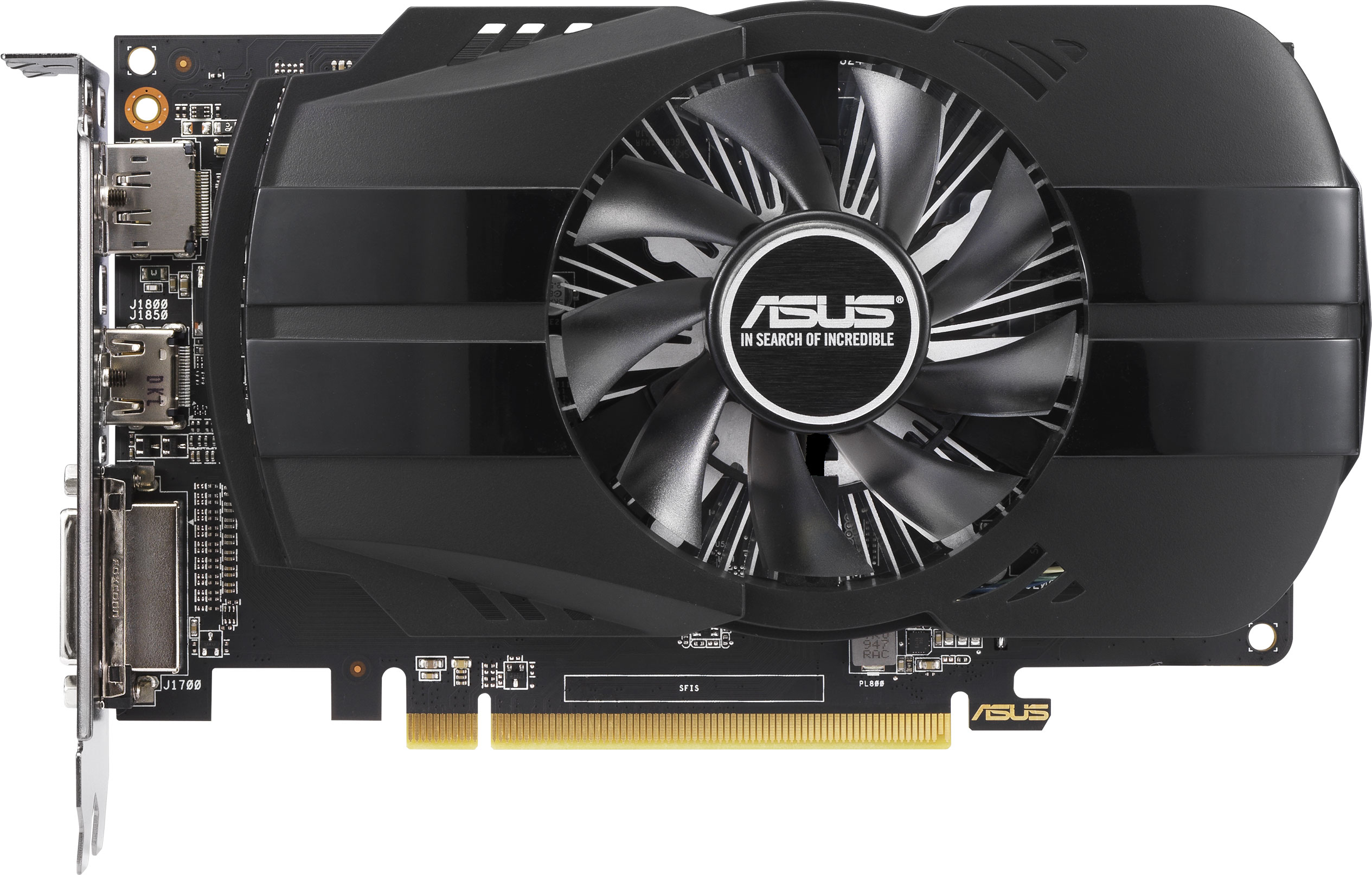 

Asus PCI-Ex Radeon 550 Phoenix 2GB GDDR5 (64bit) (1183/6000) (DVI-D, HDMI, DisplayPort) (PH-550-2G)
