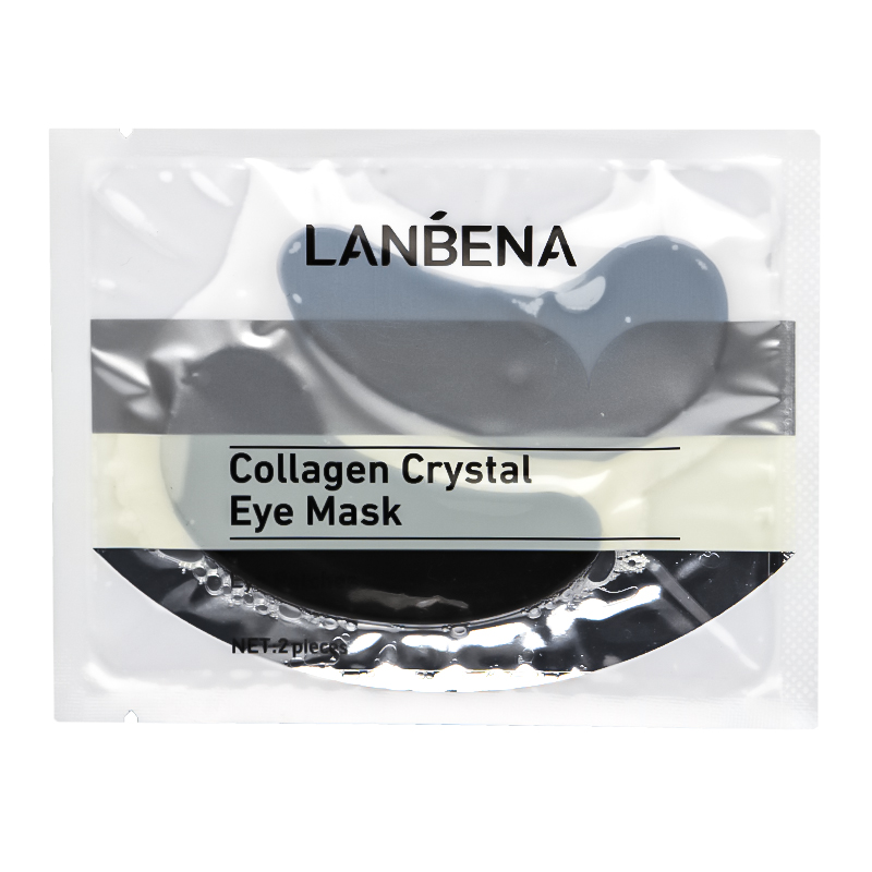 Гидрогелевые патчи под глаза LANBENA Collagen Crystal Eye Mask 6 г Black питательные (SK8125