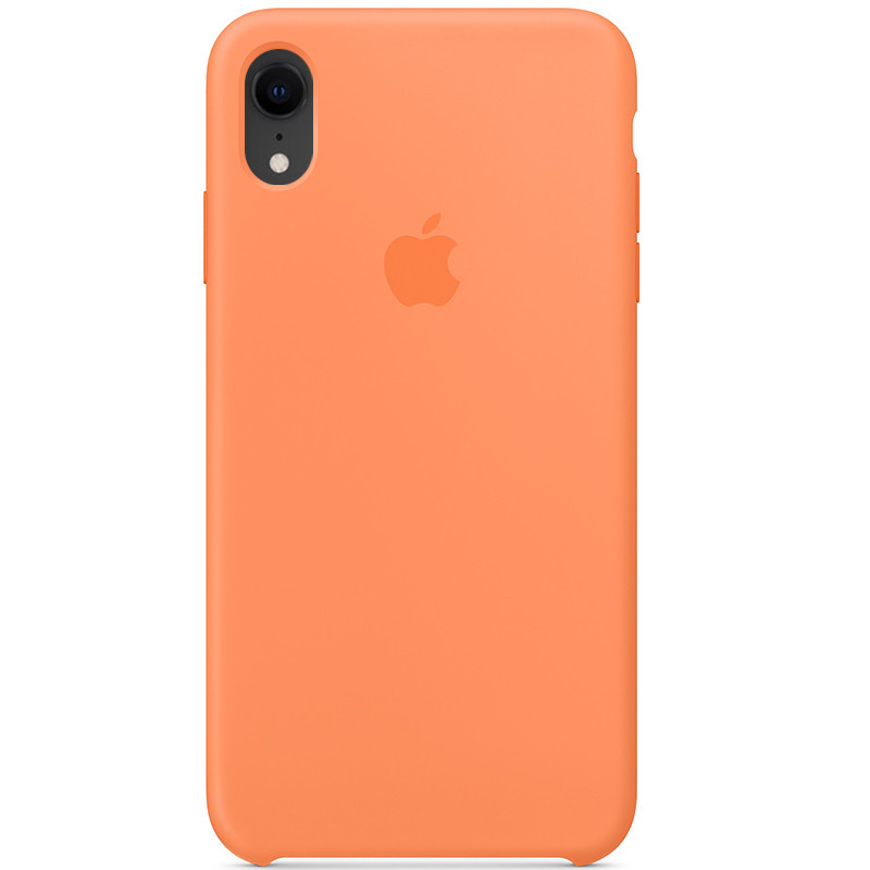 

Чехол Epik Silicone case (AAA) для Apple iPhone XR (6.1") Оранжевый/Papaya