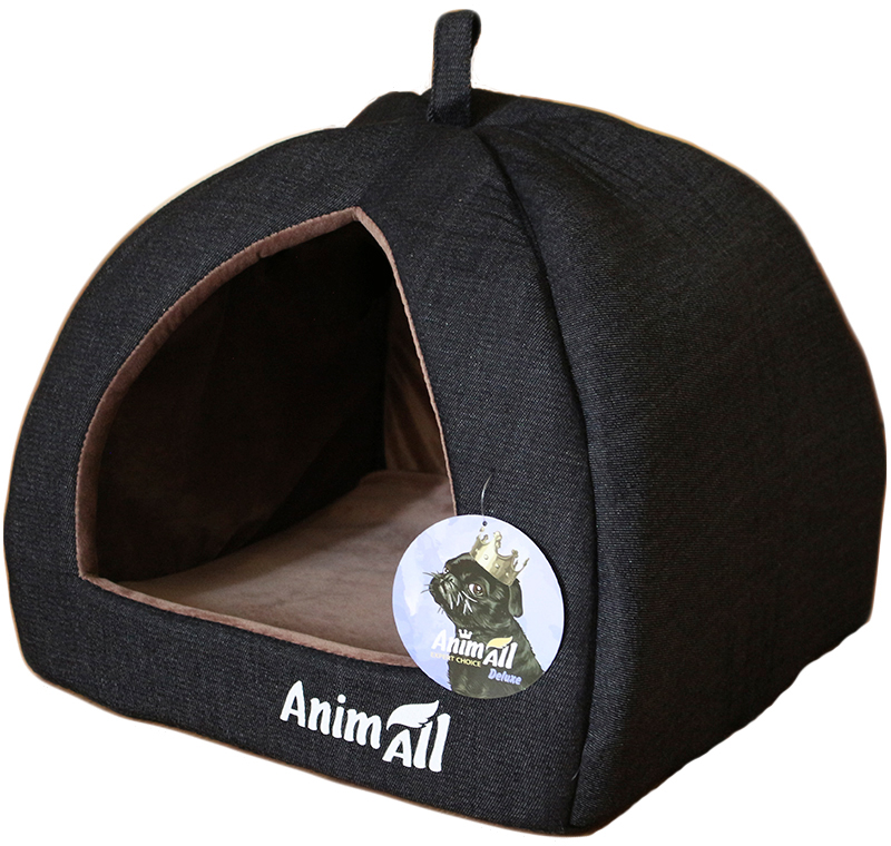 

Домик для собак и кошек AnimAll Ат 0928 Piter M Grey 41 x 41 x 32 см (2000981180928)