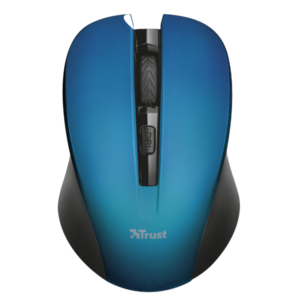 Беспроводная компьютерная мышь Trust Mydo Silent Wireless Mouse Blu ...
