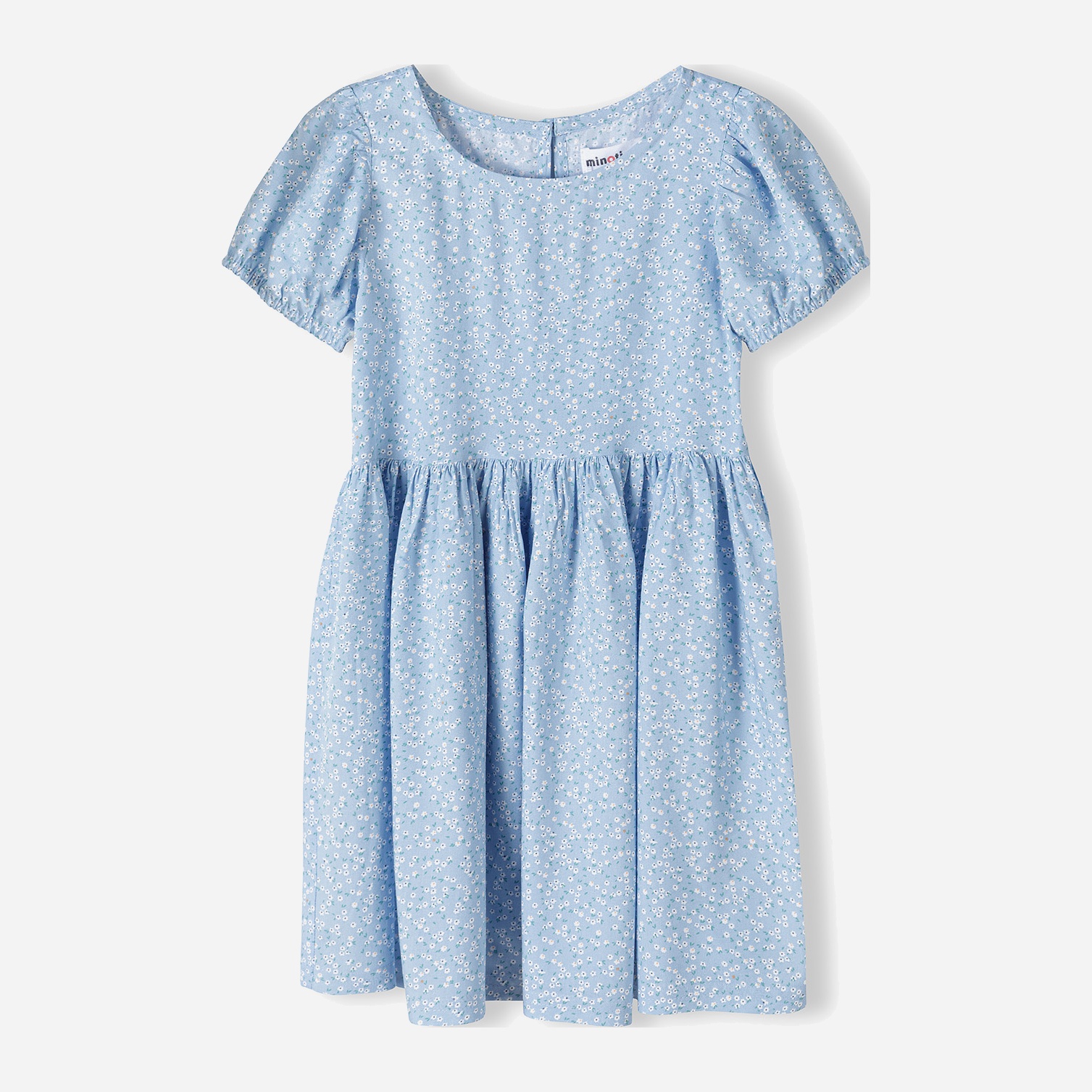 Акція на Дитяча літня сукня для дівчинки Minoti 14Dress 42 38755JNR 110-116 см Синя від Rozetka