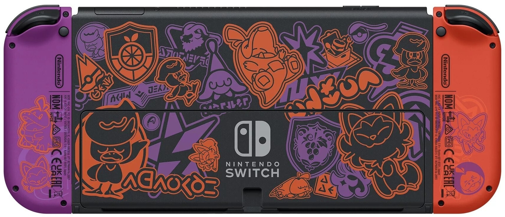 Игровая консоль Nintendo Switch (OLED Model) Pokémon Scarlet & Violet  Edition – фото, отзывы, характеристики в интернет-магазине ROZETKA от  продавца: GoodForYou | Купить в Украине: Киеве, Харькове, Днепре, Одессе,  Запорожье, Львове